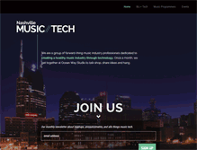 Tablet Screenshot of nashvillemusictech.com